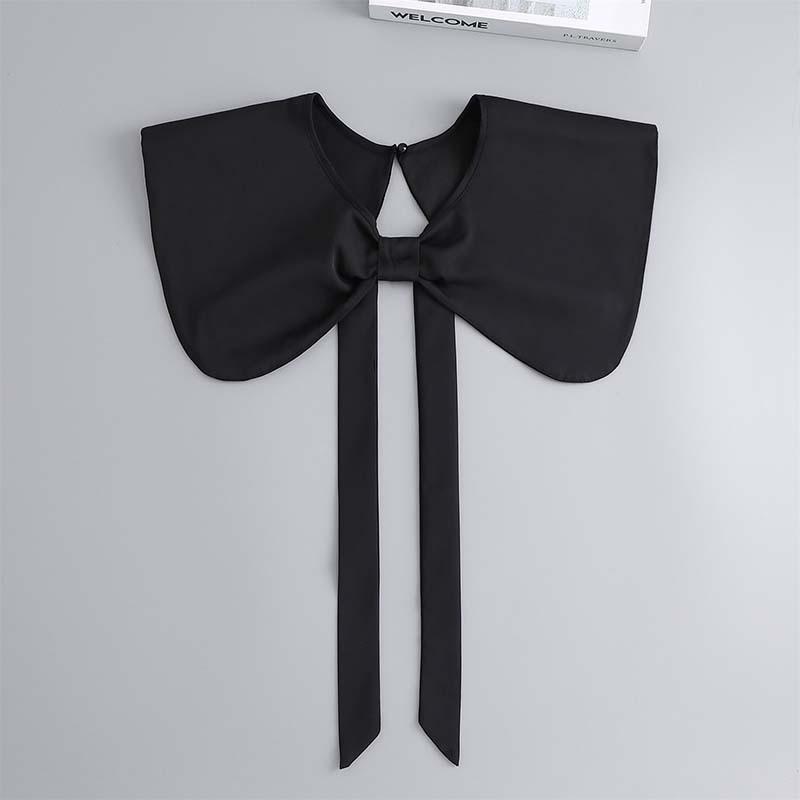 WHITE COLLAR embroidered, elegant, tied, fashionable clothing accessory