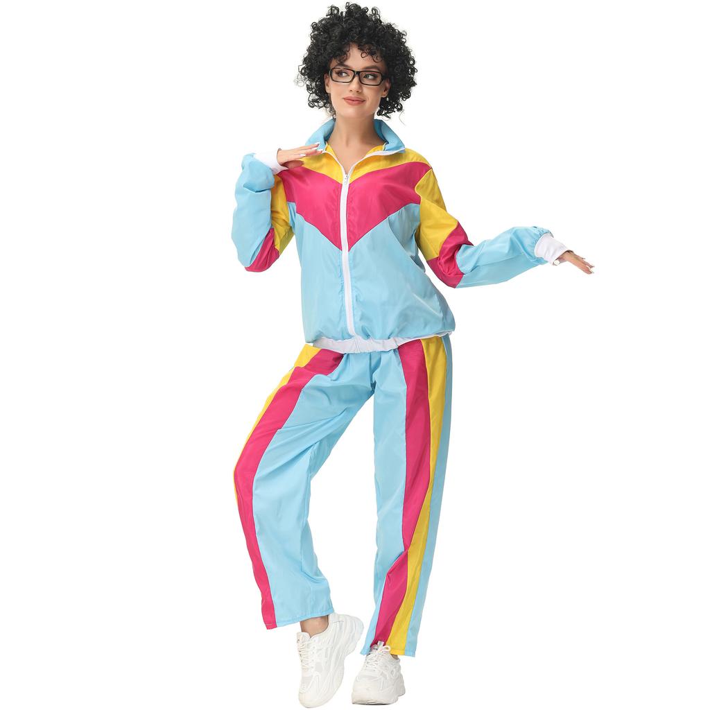 Мужской спортивный костюм для музыкального фестиваля винтажный хип-хоп дискотека вечеринка карнавальный костюм