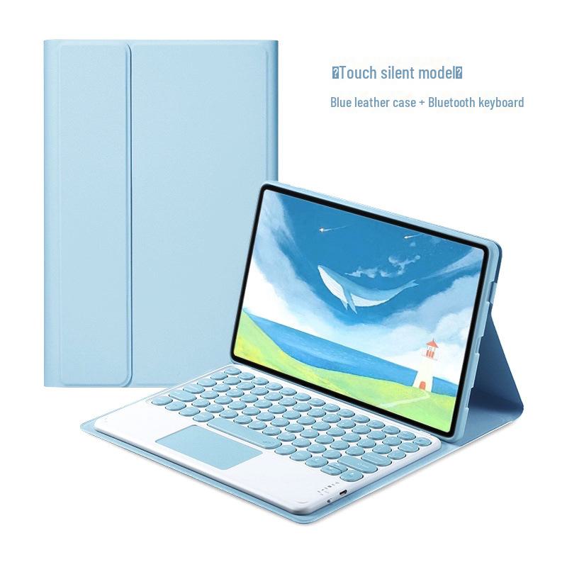 Чехол-клавиатура Bluetooth из кожи для iPad Pro 11 10-го поколения 10.9 со слотом для стилуса - Магнитный защитный чехол для планшета 10.2