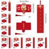 Chinese Style Snake Year Folding Red Envelopes Cartoon Good Luck Red Bags Lucky Money Pocket  Bonus