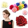 Accessories Bridesmaid Women Rose Flower Hairpin Brooch Hair Clip Wedding