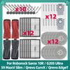 Подходит для Roborock Saros 10R / G20S Ultra / S9 MaxV Slim / Qrevo CurvX / Qrevo EdgeT Запасные части Основная боковая щетка Фильтр Мешок для тряпки