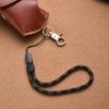 PU Leather Hanging Sunglasses Case Portable Eyeglasses Clip Glasses Storage Bag  Neck Wearing