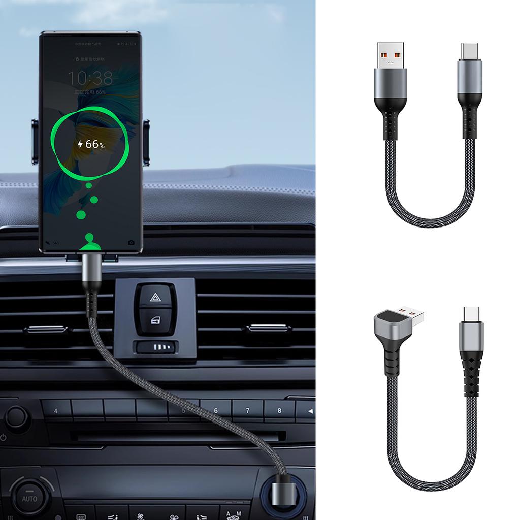 Нейлоновый оплетенный кабель для быстрой зарядки USB-Type C с быстрой передачей данных 100 Вт для игровых устройств