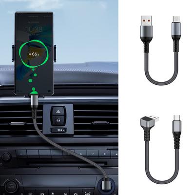 Нейлоновый оплетенный кабель для быстрой зарядки USB-Type C с быстрой передачей данных 100 Вт для игровых устройств
