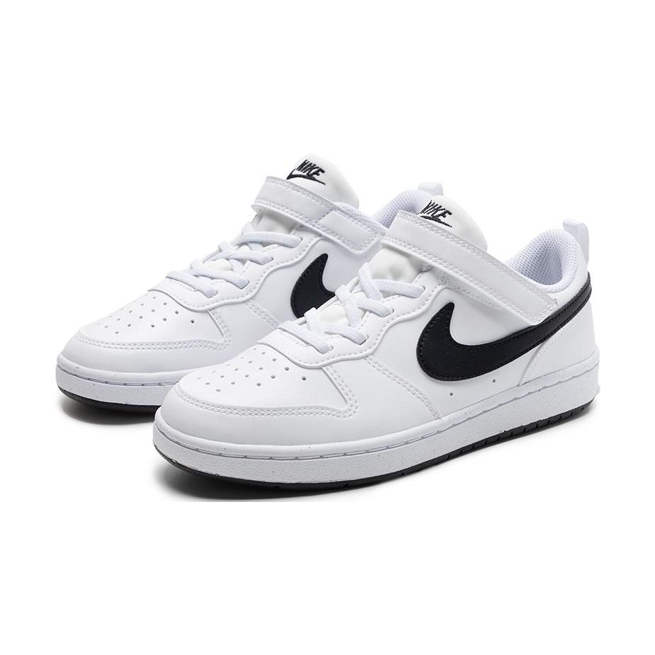 Nike Детские кроссовки Court Borough Low Recraft PS Бело-черные DV5457-104