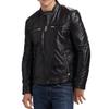 Men's Genuine Lambskin Black Leather Jacket Stylish Motorcycle Bomber Biker Outerwear MJ 93