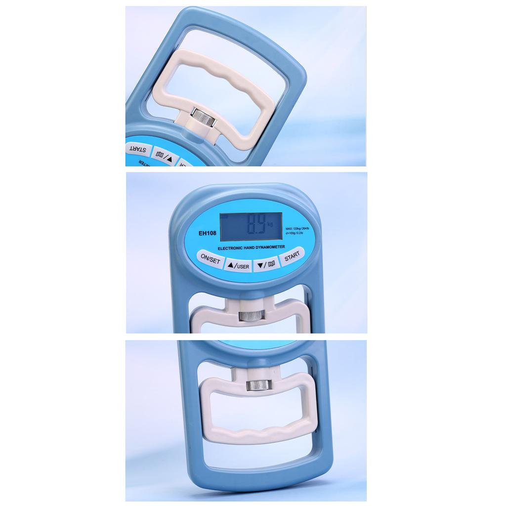 Portable Grip Strength Tester Digital Dynamometer for Hand Measurement Meter Auto Capturing Electronic Forearm Finger