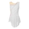 Womens Gymnastics Side Slit Dress