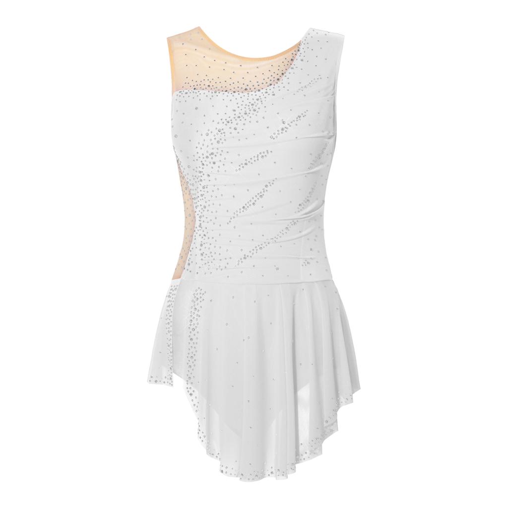 Womens Gymnastics Side Slit Dress