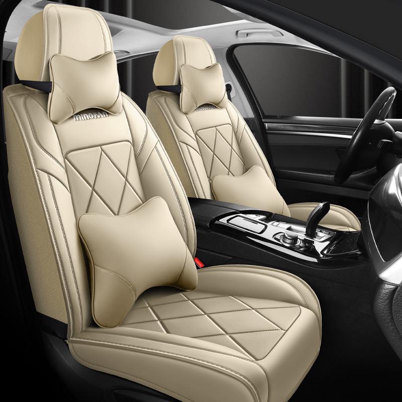 Универсальные всесезонные кожаные чехлы на сиденья для Geely Emgrand GL, GS, S7