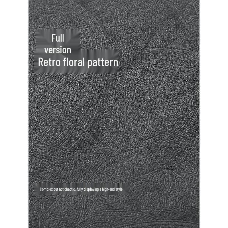 GXG Men's Retro Floral Textured Oversized Casual Jacket