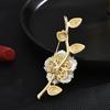 Senior Brooches Flower Leaf Brooch Pins for Women Suit Pendant  Fashion Brooches Jewelry
