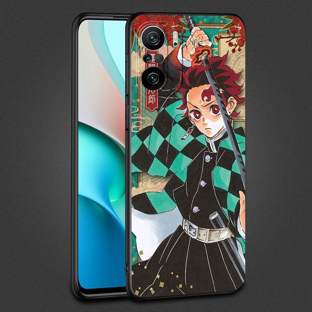 Чехол для Xiaomi Redmi Note 11 10 9 8 Pro 12 10C 9S 10S 11S 9A 9T 9C 10A 7 K40 8T силиконовый чехол для телефона Demon Slayer Art Fundas