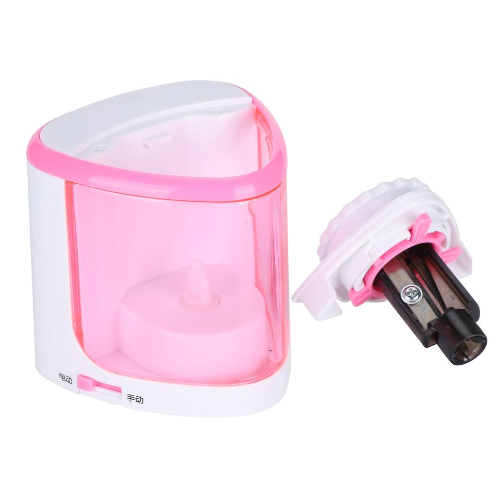 Автоматическая электрическая точилка для карандашей, портативное руководство с батарейным питанием для студенческого класса