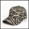 Zebra Pattern Animal CA550 [White Fang] Hat, Design, Stylish, Men's, Women's, (Red)