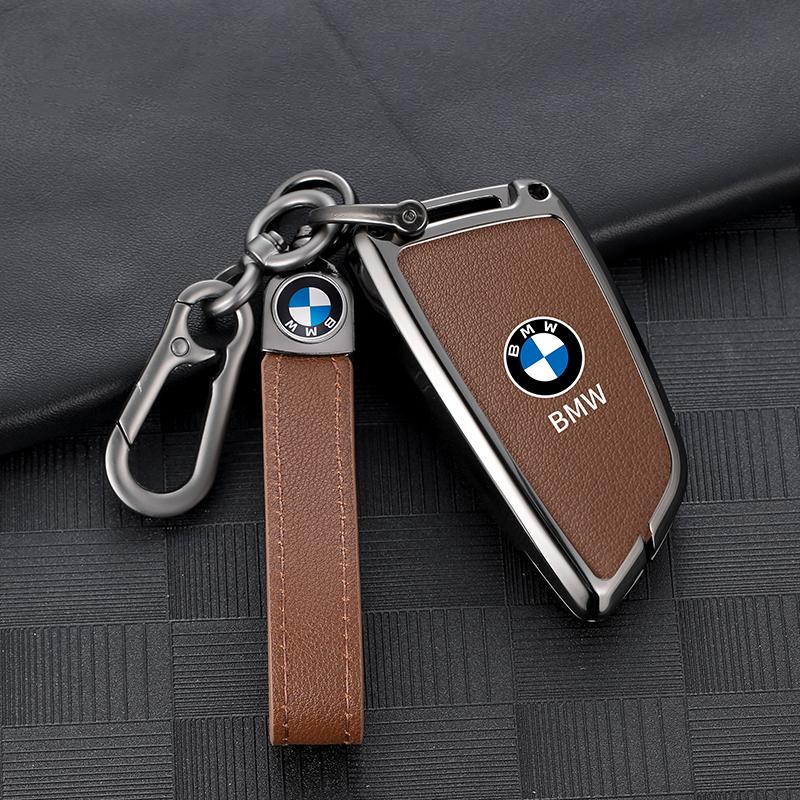 BBIJ5 Car Key Case Cover Bag For Bmw F20 G20 G30 X1 X3 X4 X5 G05 X6 X7 G11 F15 F16 G01 G02 F48 Accessories Holder Shell Keychainsories