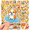 10/50pcs Cute Funny Dog Stickers Shiba Inu Sticker Shiba Graffiti Stickers for DIY Luggage Laptop Skateboard Motorcycle Bicycle Stickers