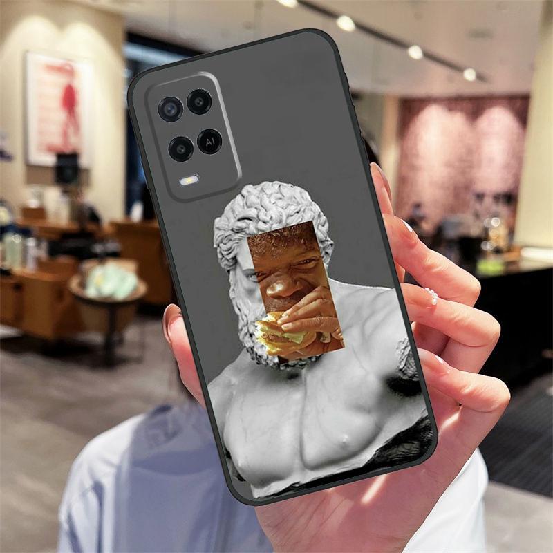 Знаменитый Эстетичный Чехол-Статуэтка Для Oppo A94 A54 A40 A60 A80 A98 A78 A18 A38 A58 A16 A76 A96 A17 A77 A74 A57S A15 Чехол