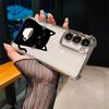 Очки Черно-белый Кот Мультяшный Funda Для Samsung S26Ultra Чехол Для Телефона Для Galaxy S25 FE S26 S24 S23 S22 S21 Ultra S20 Plus Чехол