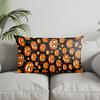 Домашний Декор Подушка с Принтом Осеннего Кленового Листа Подходит Для Дивана Спальни Автомобиля Наволочка Подушка Прямоугольная Подушка для Спины