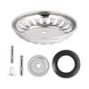 Stainless Steel Sink Strainer Stopper Kitchen Sink Filters Anti-Clogging Drain Basket Replacement Sink Accessories
