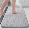 Суперабсорбирующий коврик для ванной Нескользящие коврики Ковры для ванной Мягкий пол с эффектом памяти Моющийся коврик для ванной Коврик для двери в душ