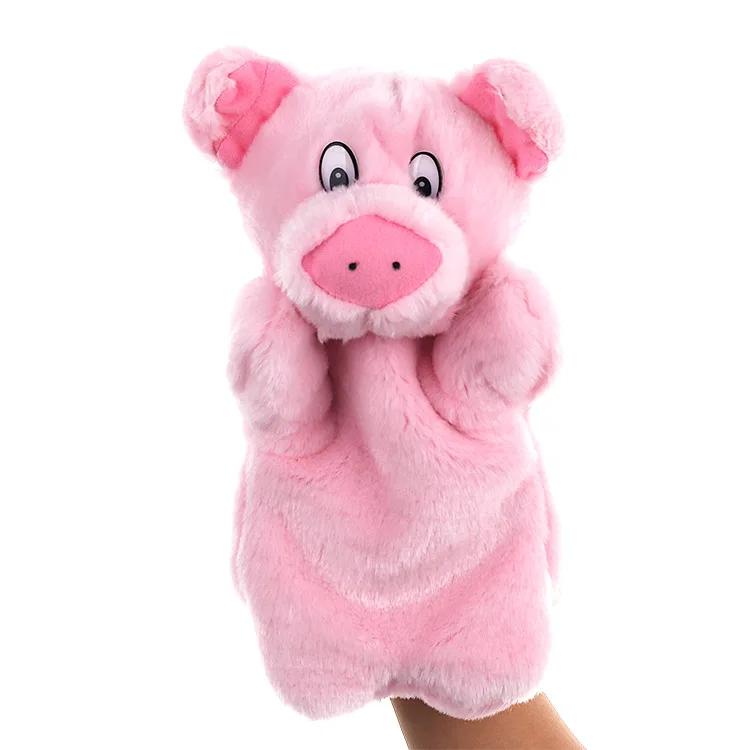 25cm Animal Hand Puppet Plush Toys Baby Educational Hand Finger Puppets Animal Stuffed Doll Toy Telling Story Kids Children Gift
