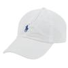Ralph One Point Pony CHINO SPORT [Polo Lauren] Кепка, Шляпа, Хлопок, Логотип, Аксессуар, Мужская, Женская, КЕПКА, 710548524, Белый/Марлин_Синий(001), ОДИН_РАЗМЕР