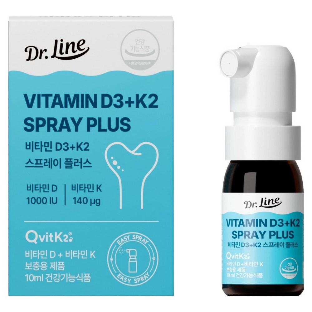 Dr. Line Vitamin D3 K2 Spray Plus 1000 IU 10 ml 1 pc