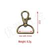 Zinc Alloy Lobster Clasp Dog Buckle & Metal Keychain Accessories