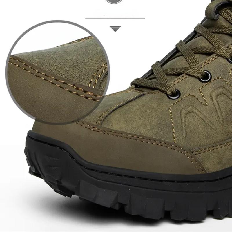 Winter Outdoor Waterproof Men Boots Russian Style Ankle Boots for Men Snow Boots Plus Size 40- 48