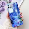 Чехол для Vivo V30 Pro 5G Чехол V2319 Роскошный Художественный Расписной Цветок Защитный Чехол для Телефона Для Vivo V30 S18 V2318 VivoV30 V30Pro Funda