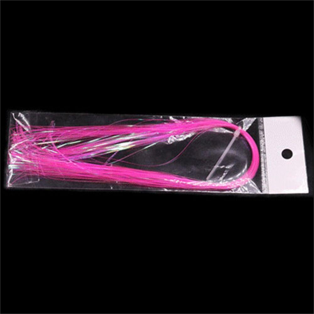 Shining Fly Fishing Jig Hook Streamer Fly Tying Tinsel Assist Hooks Line Fly Tying Materials