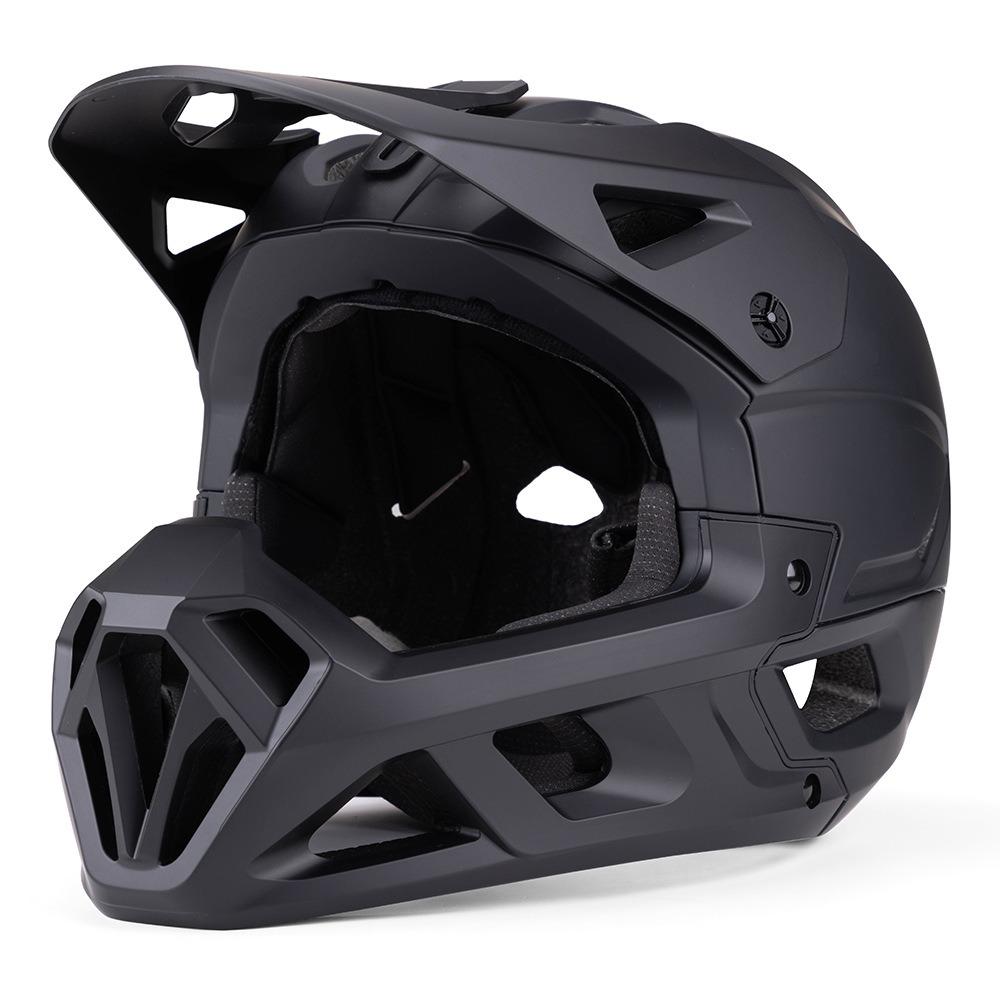 Protective Off-road Helmet Mountain Bike Full Helmet Adult Men's and Women's Bicycle Off-road Full Helmet Integrated Forming