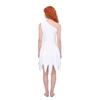 Primitive Wilma Flintstone Wilma Cos Halloween White Shoulder Dress Costume