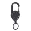 1Pcs Heavy Duty Retractable Pull Badges Id Reel Carabiner Key Chain Steel Wire Rope Buckle Key Holder Outdoor Keychain Tools
