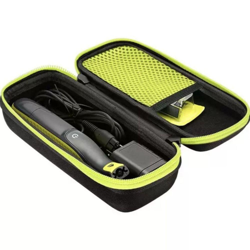 Anti-fall Razor Storage Case Shockproof Splash Proof EVA Storage Box with Lanyard Compact for Philips One Blade QP series