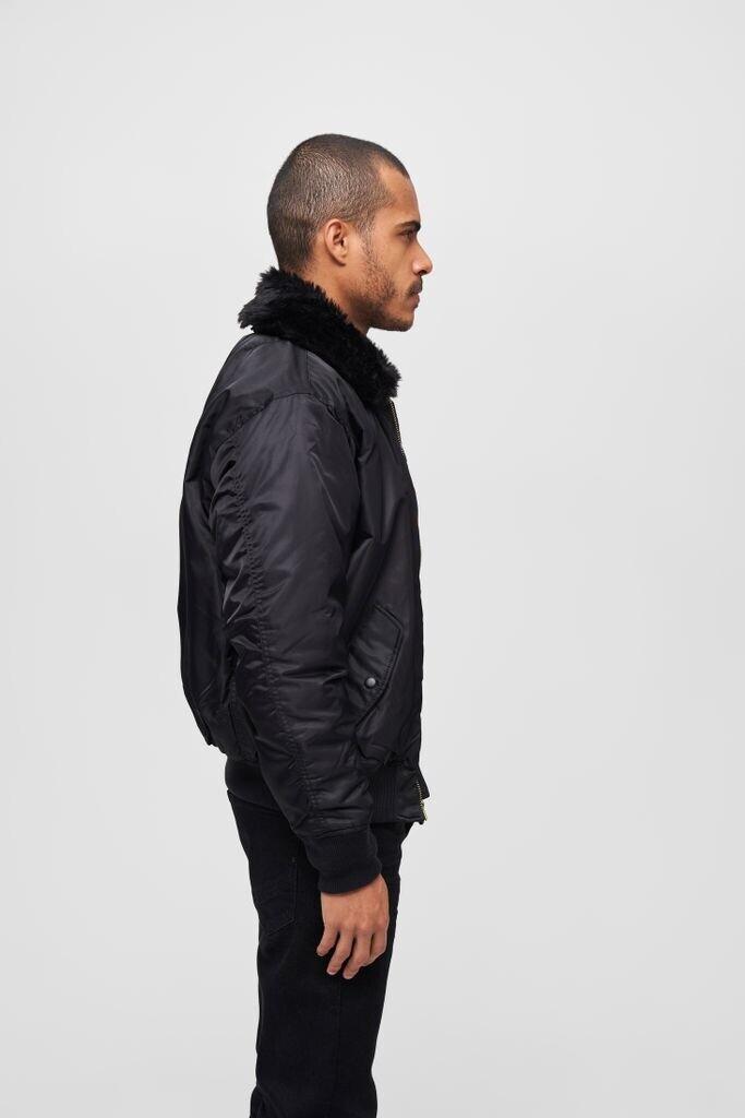 Зимняя куртка Brandit MA2 Jacket Fur Collar (3175) black