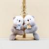 Otter Bag Charm Purse Decoration Plush Keyring Bags Accesories Cartoon Keychain for Women Kids and Animal Enthusiasts