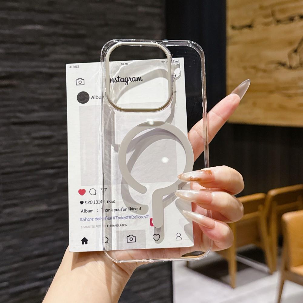 Чехол для OPPO Find X9 Pro Жесткий ПК Прозрачный Магнитный беспроводная зарядка Защитная задняя крышка Чехол для Find X9 X9Pro Корпус