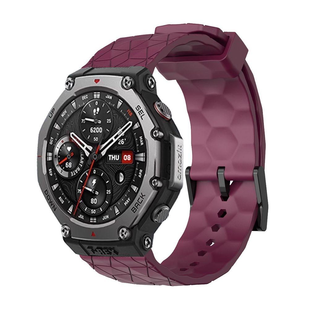 Силиконовый ремешок для умных часов Amazfit T-Rex 3, спортивный сменный браслет для Amazfit T rex 3 с футбольным узором, браслет Correa