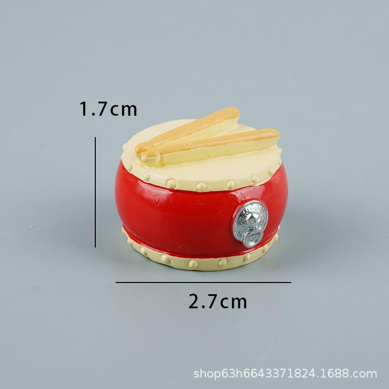 Имитация музыкального инструмента пианино китайская цинь эрху скрипка гитара миниатюрный кукольный домик микроландшафтный орнамент игрушка