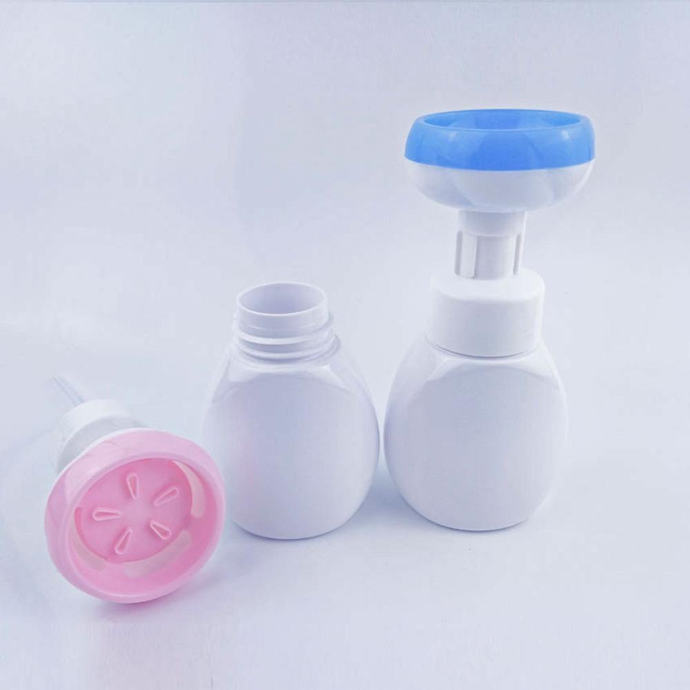 10 унций пенящийся дозатор для мыла для рук, милая кошачья лапа, цветок, штамп, бутылки с насосом, пустые пластиковые контейнеры для шампуня для лица, кухня