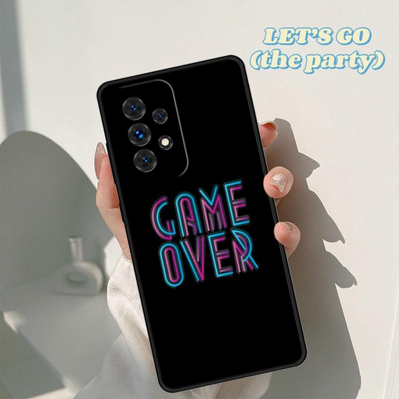Неоновая игровая крышка для телефона Pixel Для Samsung Galaxy A42 A31 A40 A51 A71 A32 A80 A91 A52 A72 A73 A20e A21S A50 A70 A11 A12 Чехол
