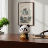 Solar Powered Panda Car Decoration with Nodding Feature for Dashboard or Office Desk