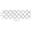Trellis Fences 5 pcs. Gray Solid Pine Wood 180 x 60 cm