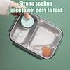 Ланч-бокс из нержавеющей стали 304 с посудой для взрослых и детей, герметичный контейнер для ланча, переносные решетки, контейнеры для еды Bento Box