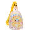 Baby Printed Three Children Shoulder Crossbody Chest Bag Outdoor Cartoon Wallet