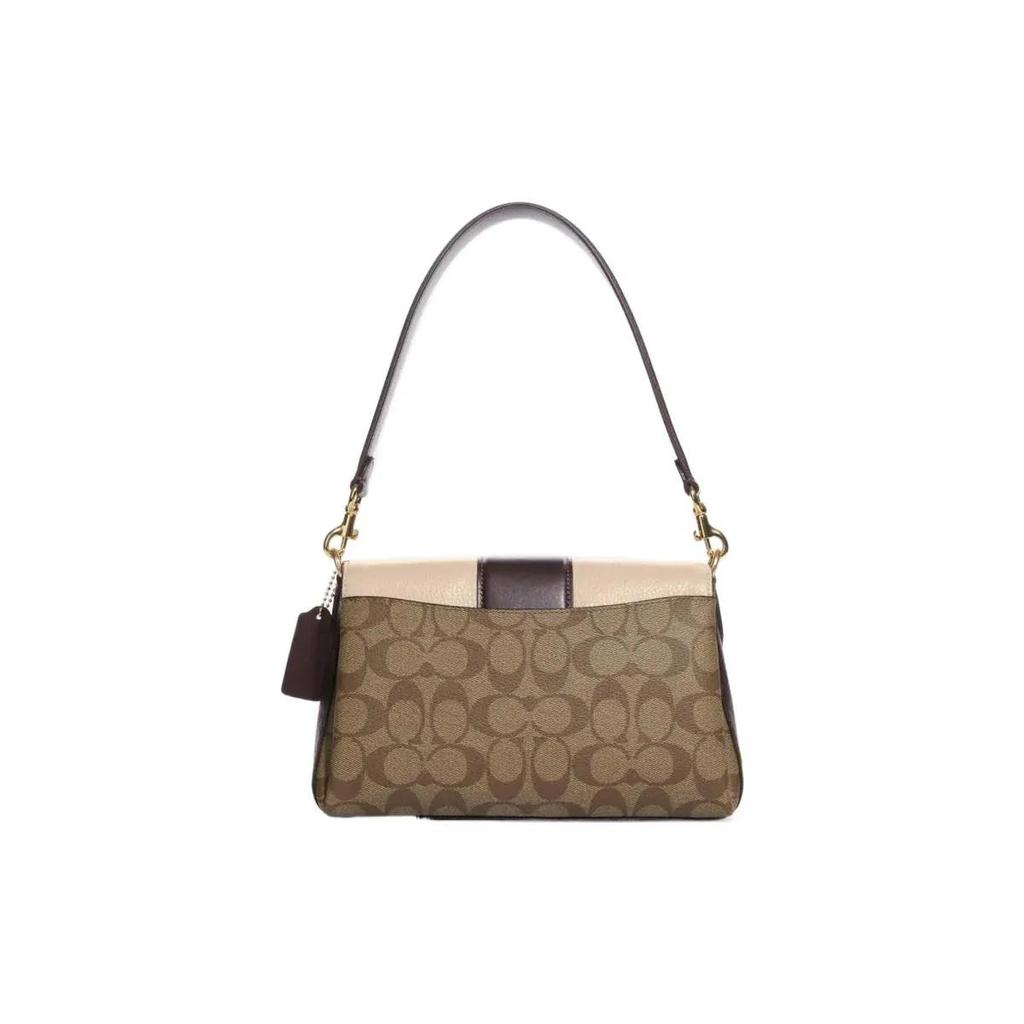 COACH Grace Artificial Leather Shoulder Bag Medium Women's Brown Multicolor (Unisex) Shoulder Bags CC066 IMUPM